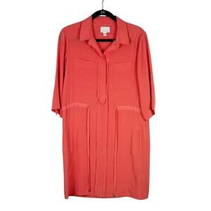 Donna Morgan Women's Silk Coral Tunic Size 6